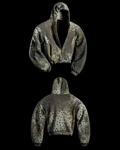 FADED APPALOOSA REVERSIBLE ZIP-UP HOODIE