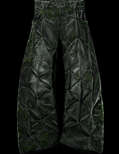 MOSS OVERGROWTH DENIM PANTS