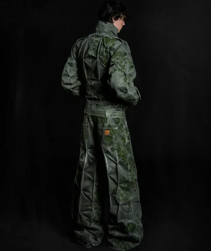 MOSS OVERGROWTH DENIM PANTS