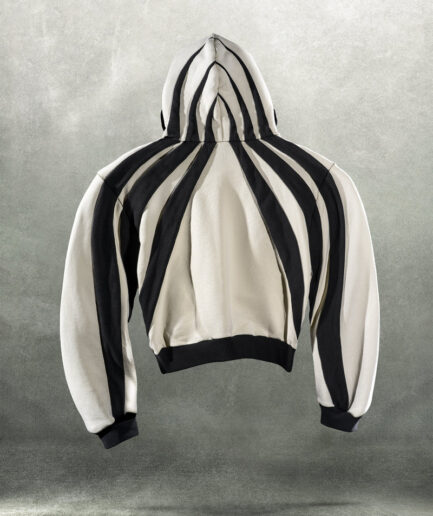 ARRAY HEAVY PANELED HOODIE IN ORCA
