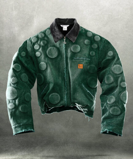 OXYGEN HEAVY JACKET IN FADED PHTHALO GREEN